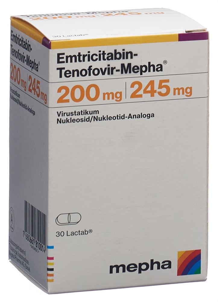 EMTRICITABINE TENOFOVIR Mepha, image principale