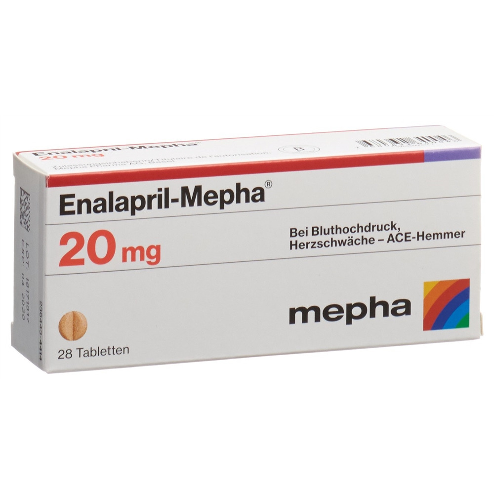 ENALAPRIL Mepha 20 mg, image principale