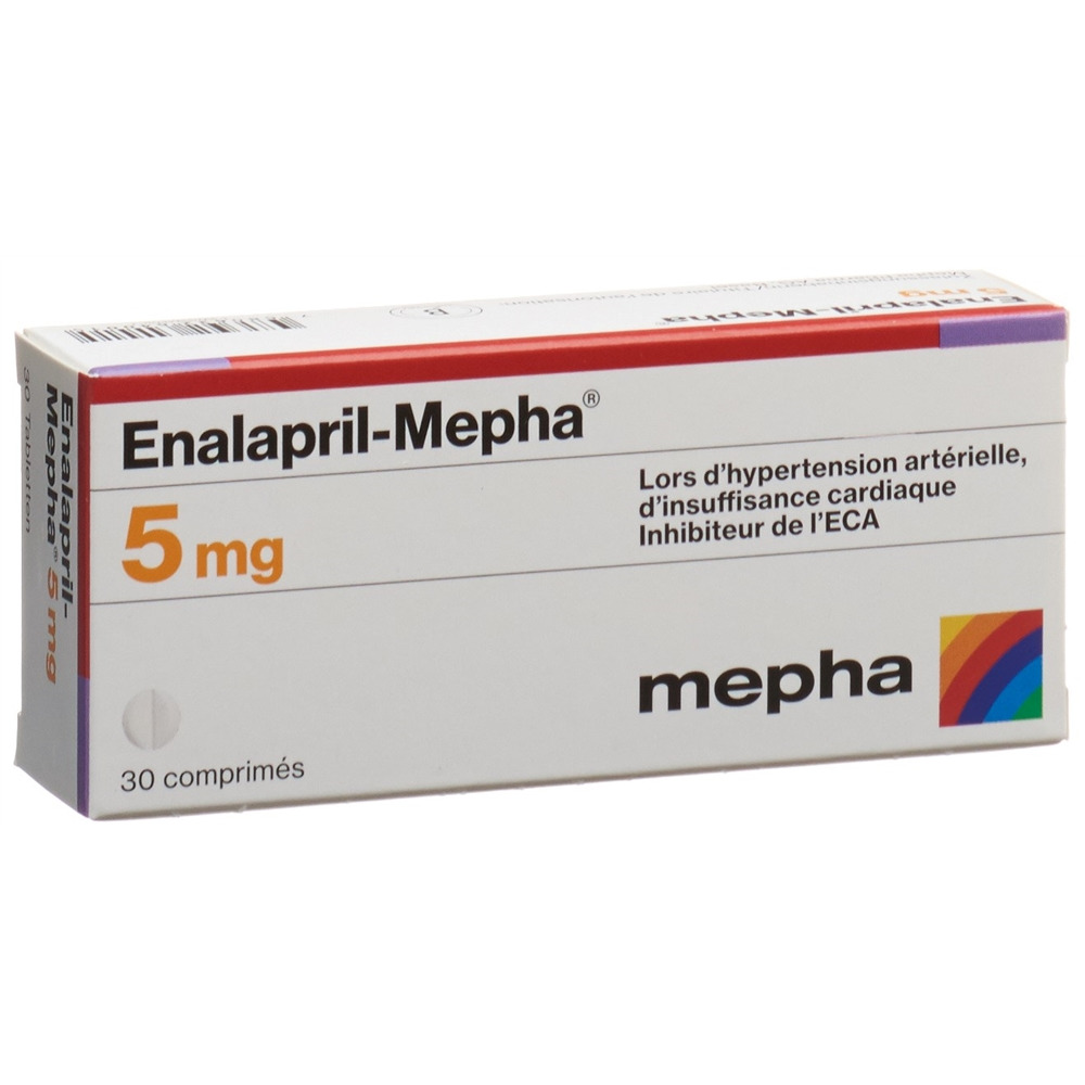 ENALAPRIL Mepha 5 mg, image 2 sur 2