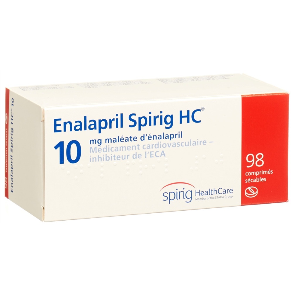 ENALAPRIL Spirig HC 10 mg, image 2 sur 2