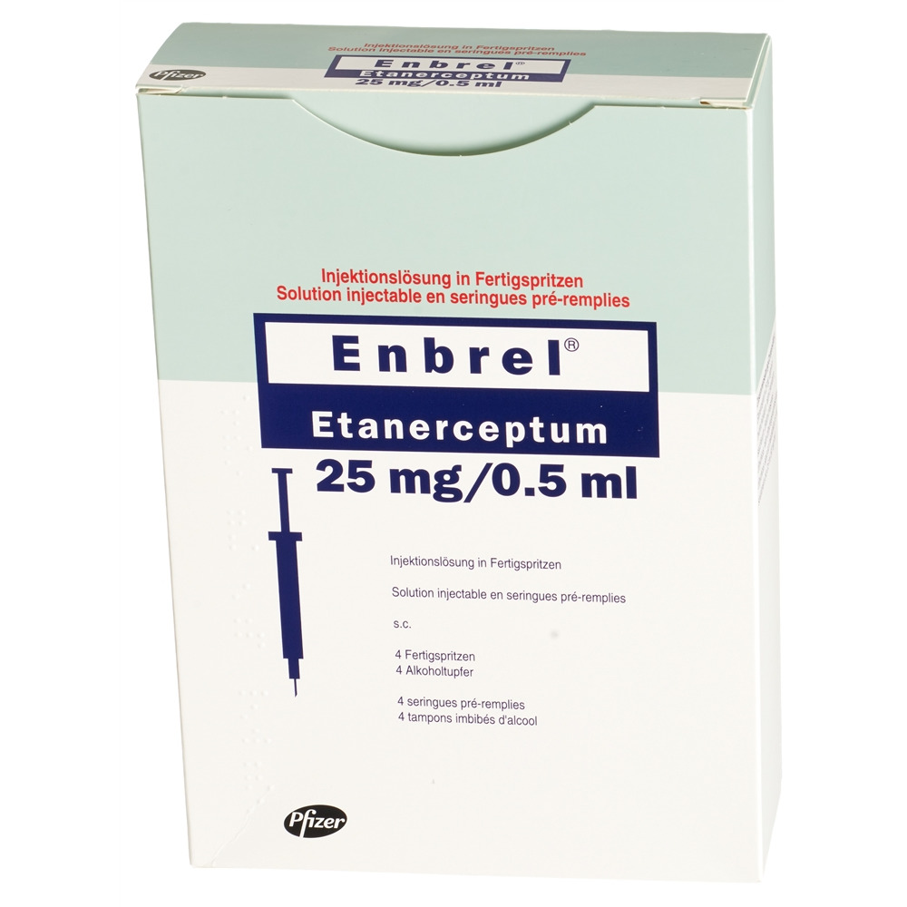 ENBREL Inj Lös 25 mg/0.5ml Fertspr 0.5 ml, Hauptbild