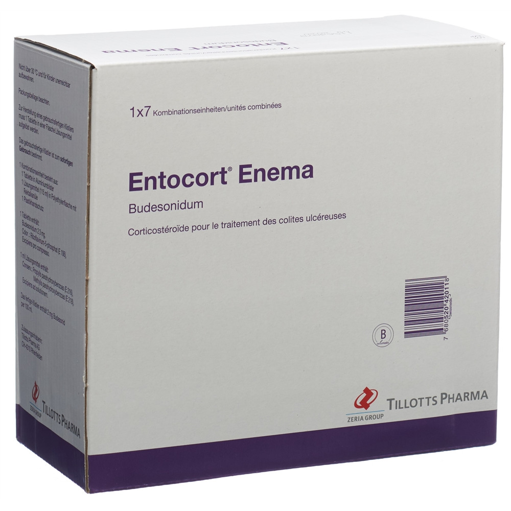 Entocort Enema clistère, image 2 sur 2