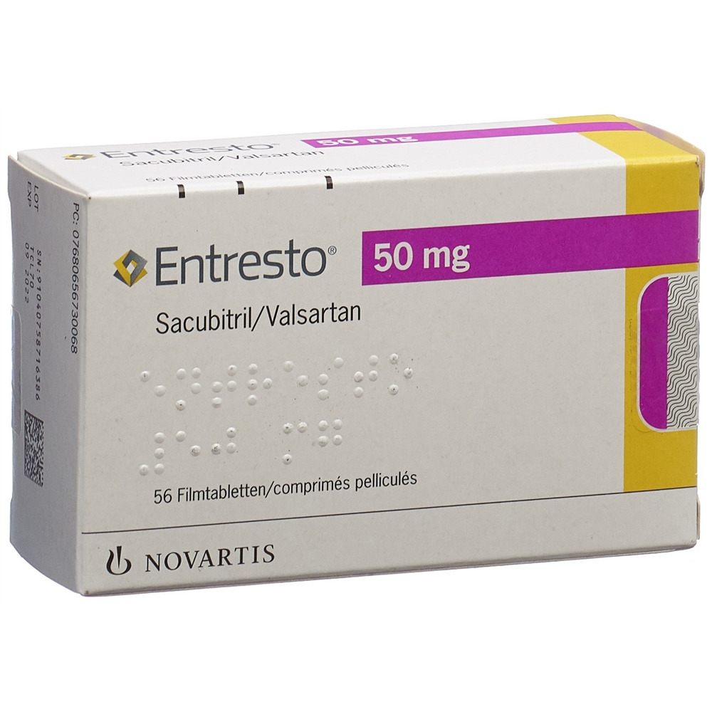 ENTRESTO Filmtabl 50 mg Blist 56 Stk, Hauptbild