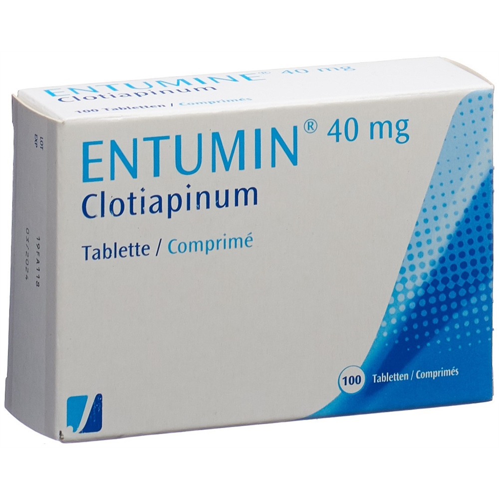 ENTUMINE Tabl 40 mg Blist 100 Stk, Hauptbild