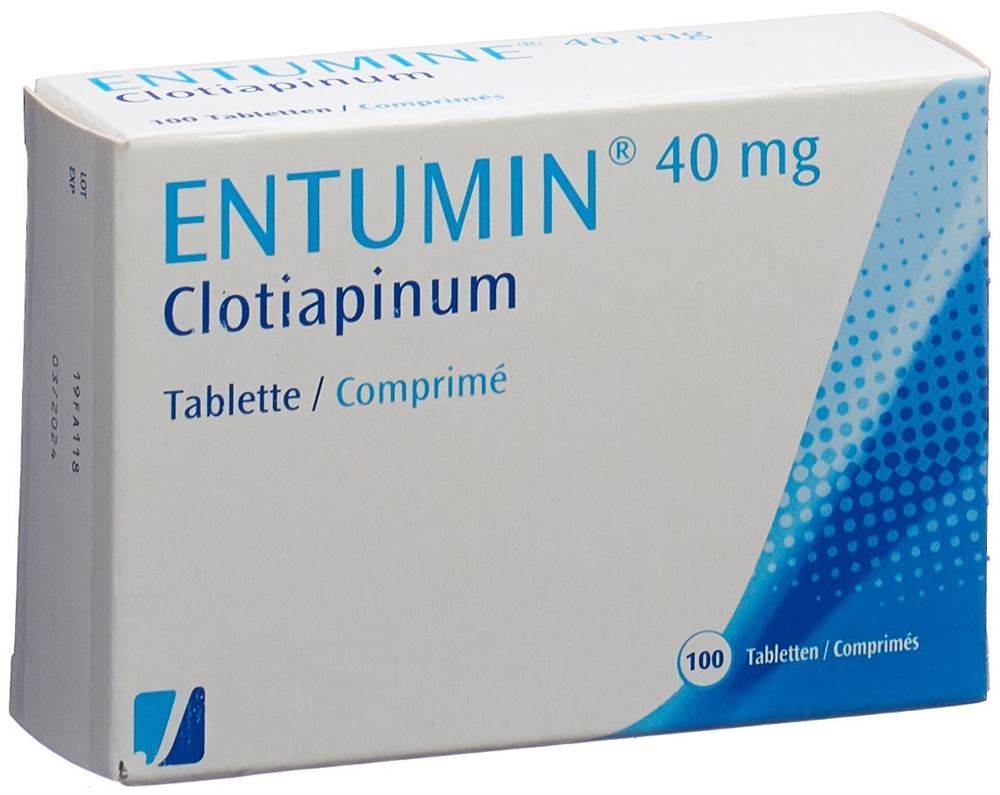 ENTUMINE cpr 40 mg blist 100 pce, image principale