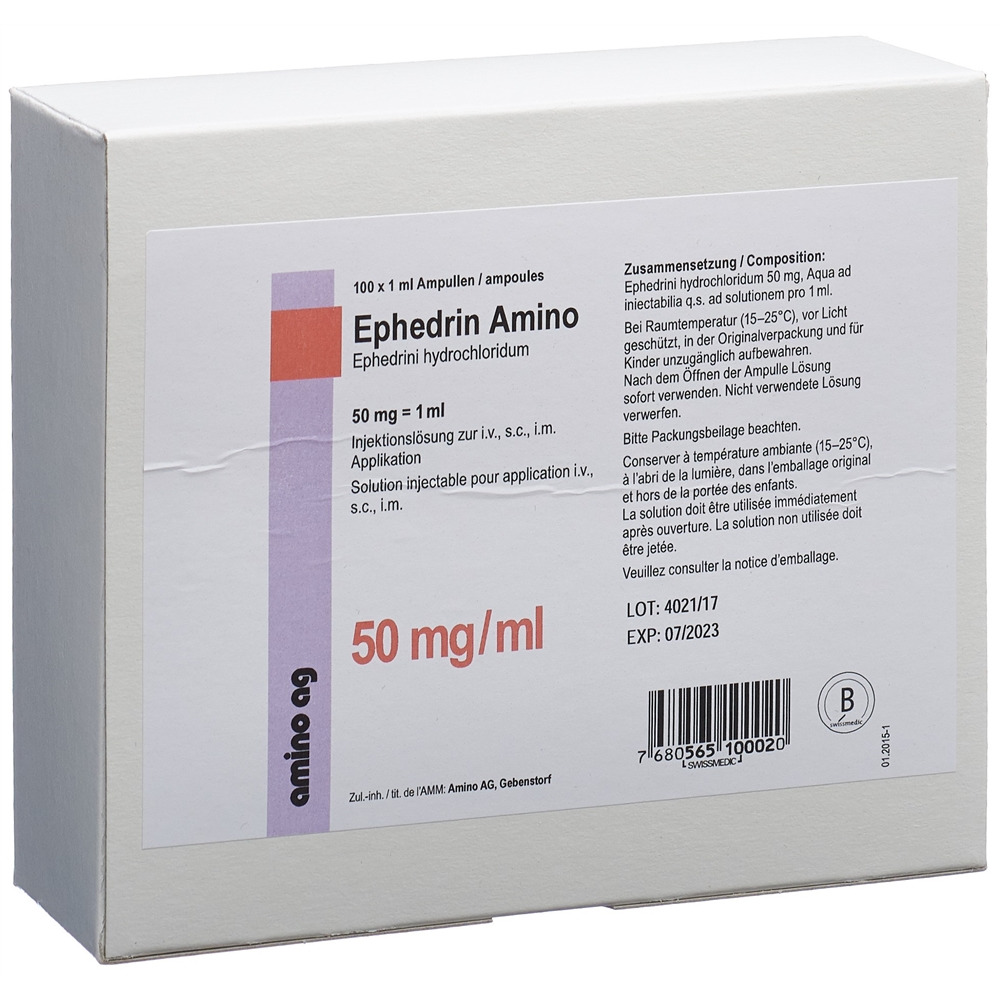 EPHEDRINE Amino 50 mg/ml, Hauptbild