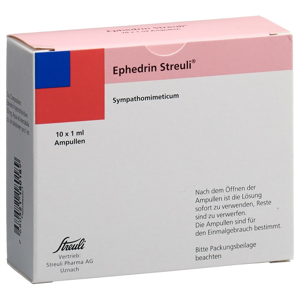 EPHEDRINE Streuli 50 mg/ml, Hauptbild