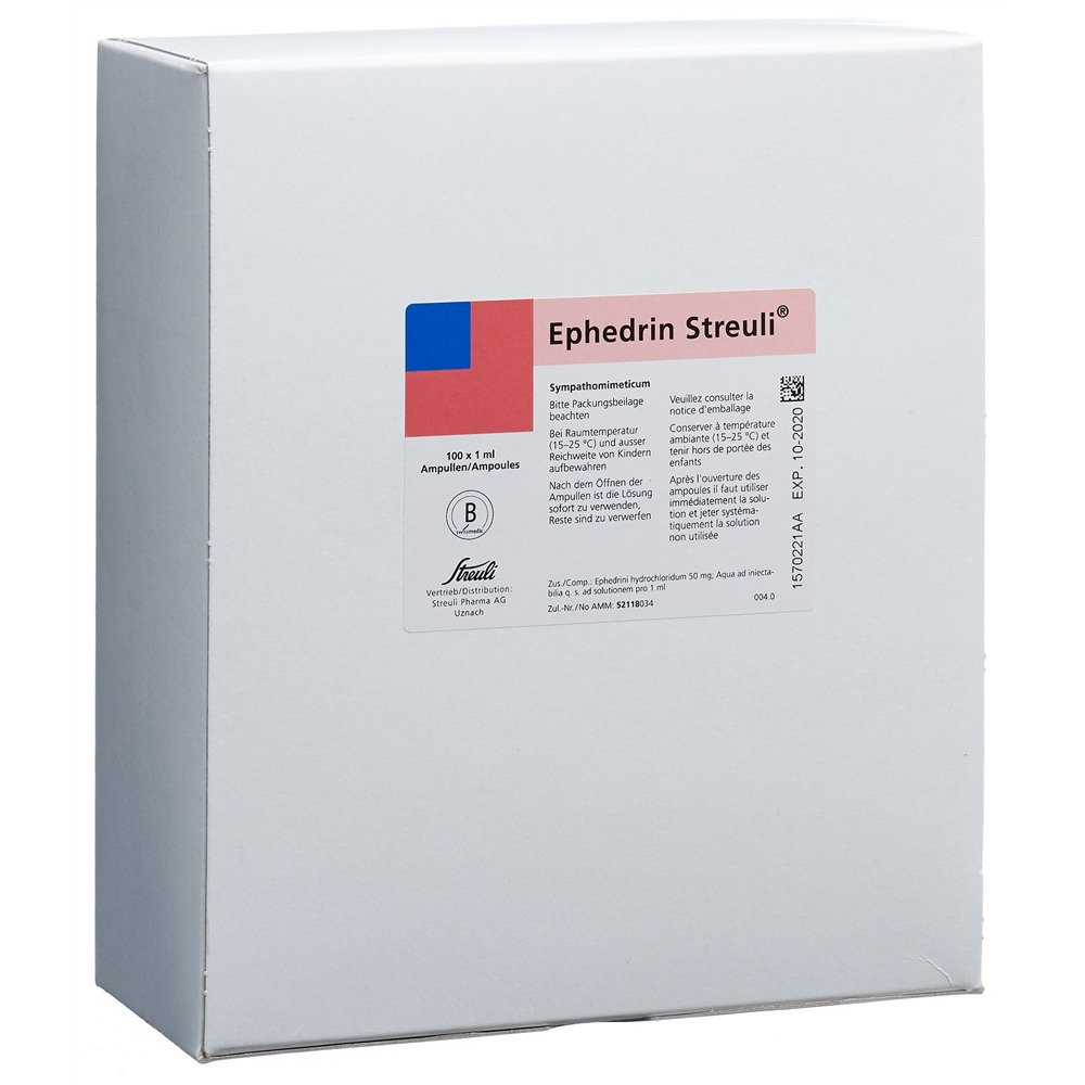 EPHEDRINE Streuli 50 mg/ml, Hauptbild