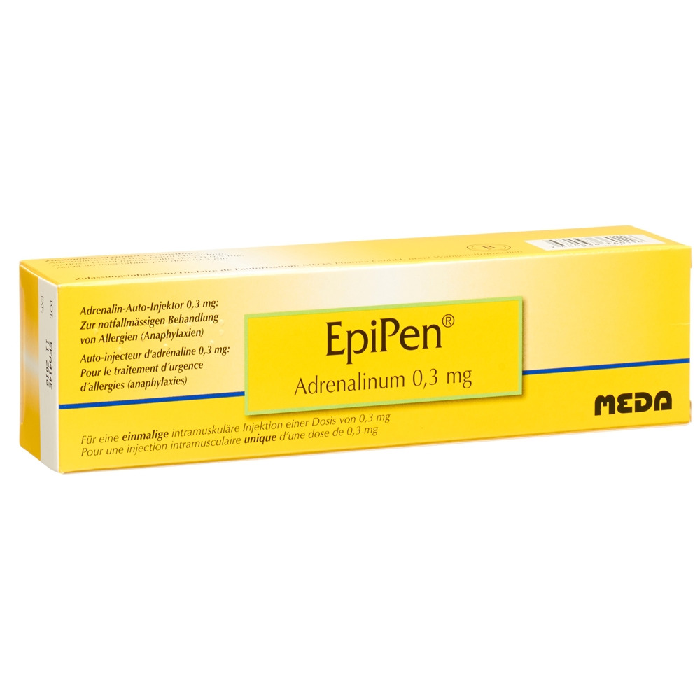 EPIPEN Inj Lös 0.3 mg Fertiginjektor Injektor 1 Stk, Hauptbild