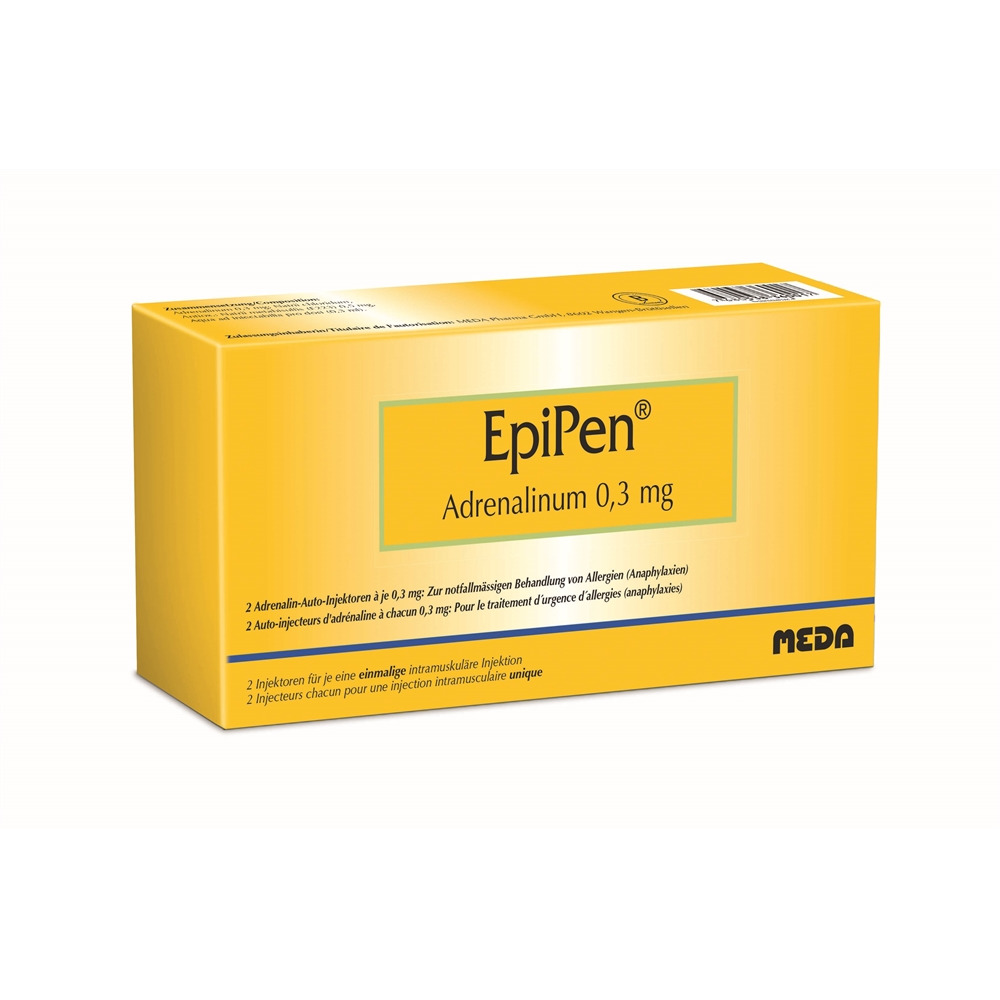 EPIPEN sol inj 0.3 mg injecteur prérempli injecteur 2 pce, image principale