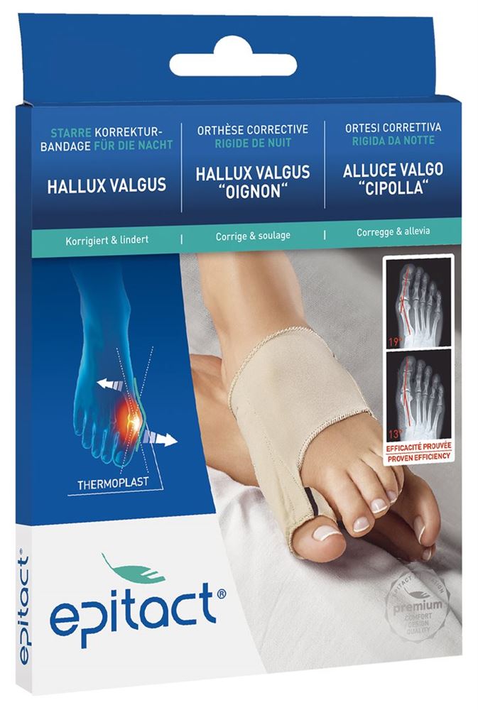 Epitact orthèse corrective rigide Hallux valgus NUIT