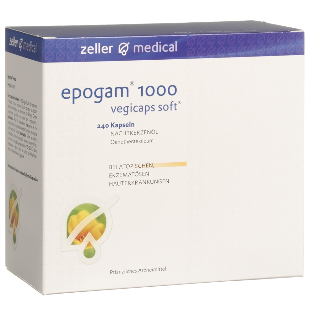 EPOGAM 1000 Vegicaps soft 1000 mg, Hauptbild