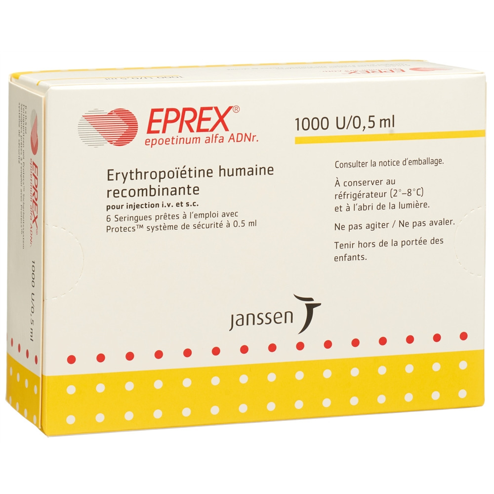 EPREX Inj Lös 1000 IE/0.5ml mit Sicherheitssystem (Protecs) Fertspr 0.5 ml, Bild 2 von 2