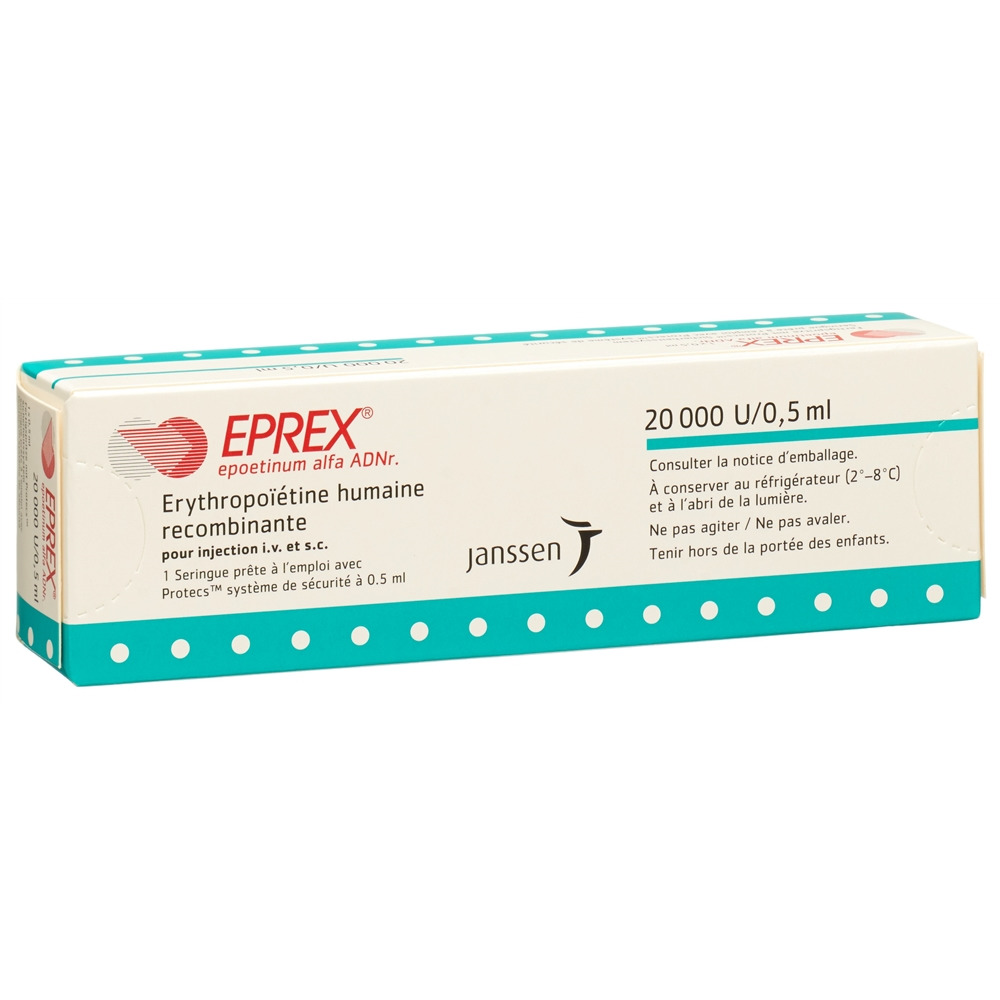 EPREX Inj Lös 20000 IE/0.5ml mit Sicherheitssystem (Protecs) Fertspr 0.5 ml, Bild 2 von 2