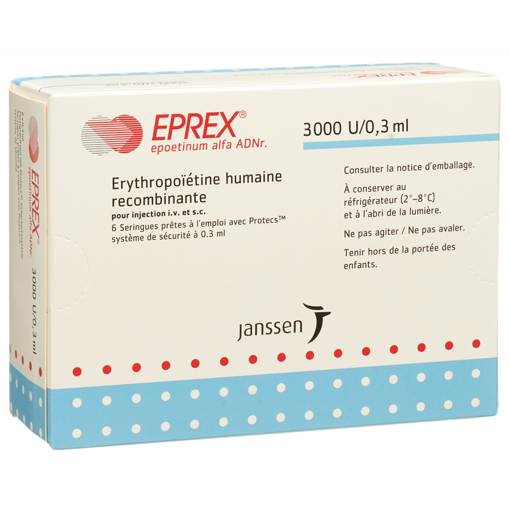 EPREX Inj Lös 3000 IE/0.3ml mit Sicherheitssystem (Protecs) Fertspr 0.3 ml, Bild 2 von 2