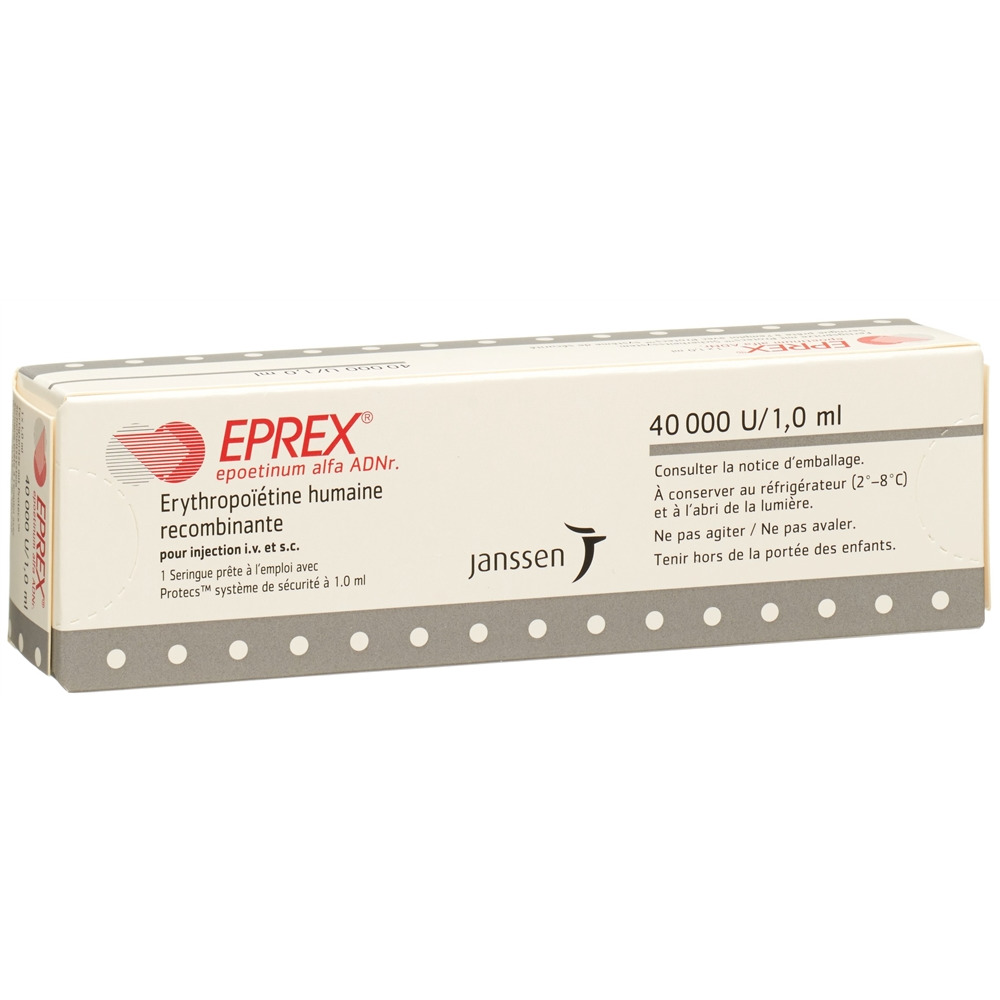 EPREX Inj Lös 40000 IE/ml mit Sicherheitssystem (Protecs) Fertspr 1 ml, Bild 2 von 2