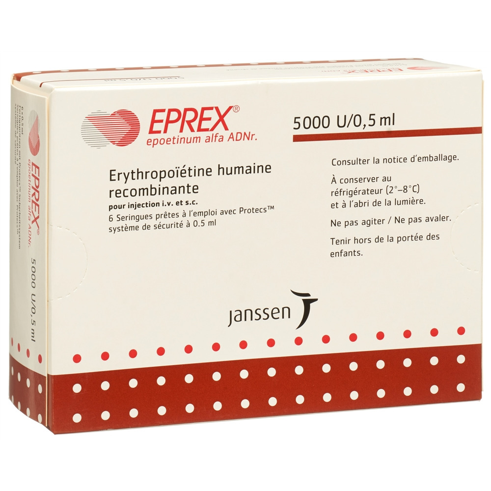 EPREX Inj Lös 5000 IE/0.5ml mit Sicherheitssystem (Protecs) Fertspr 0.5 ml, Bild 2 von 2