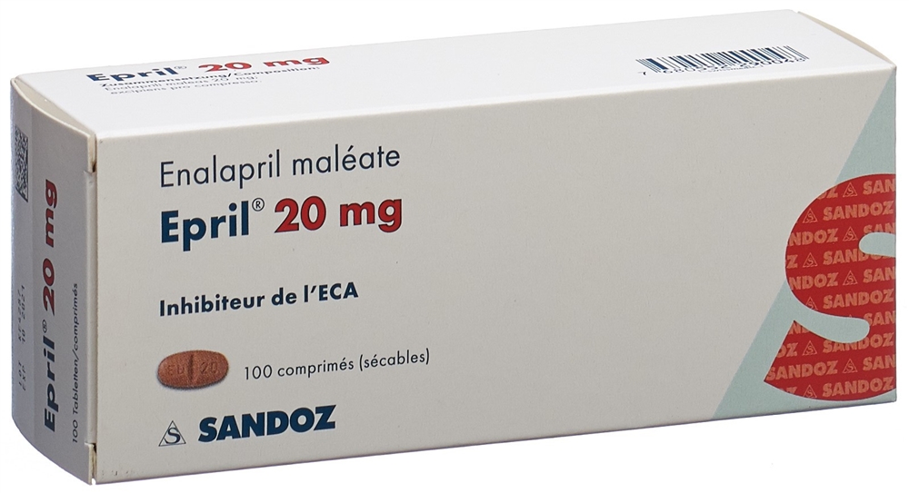 EPRIL cpr 20 mg blist 100 pce, image 2 sur 2