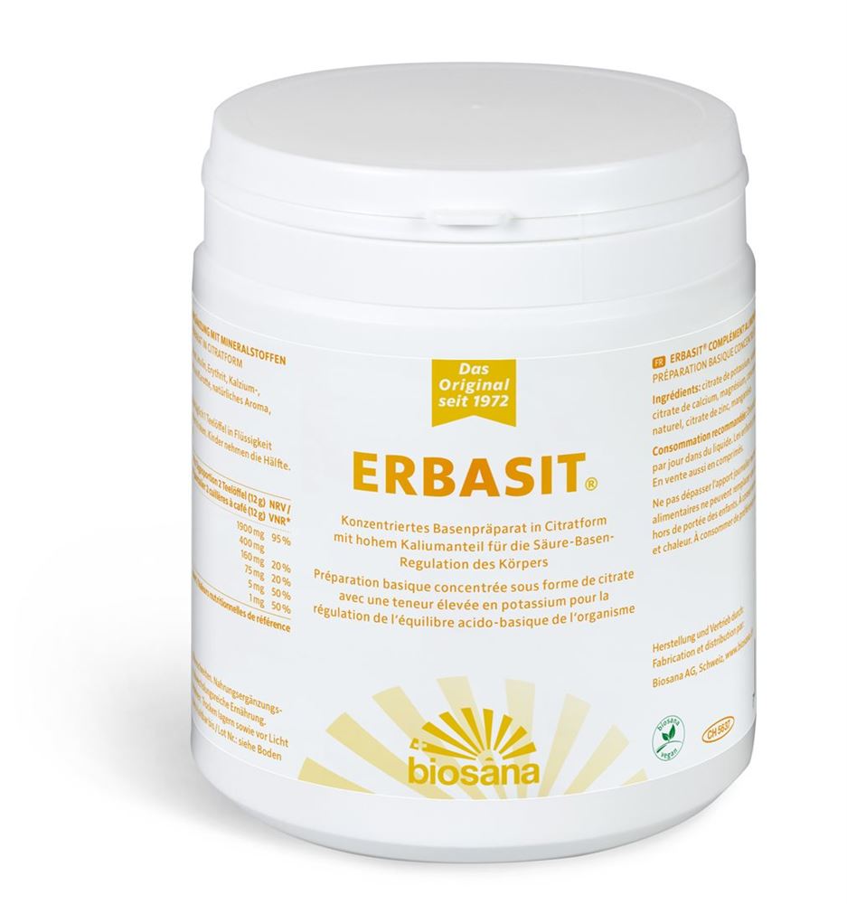 Erbasit konzentriertes Basenpräparat