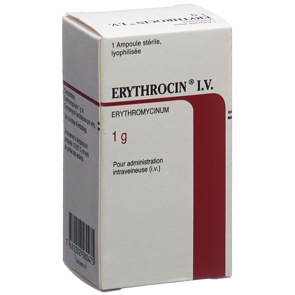 ERYTHROCIN i.v. 1000 mg, image 2 sur 2