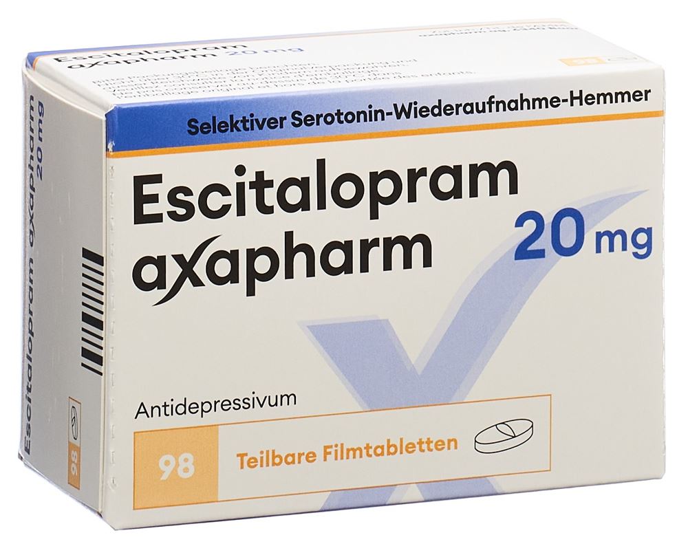 ESCITALOPRAM axapharm 20 mg, image principale