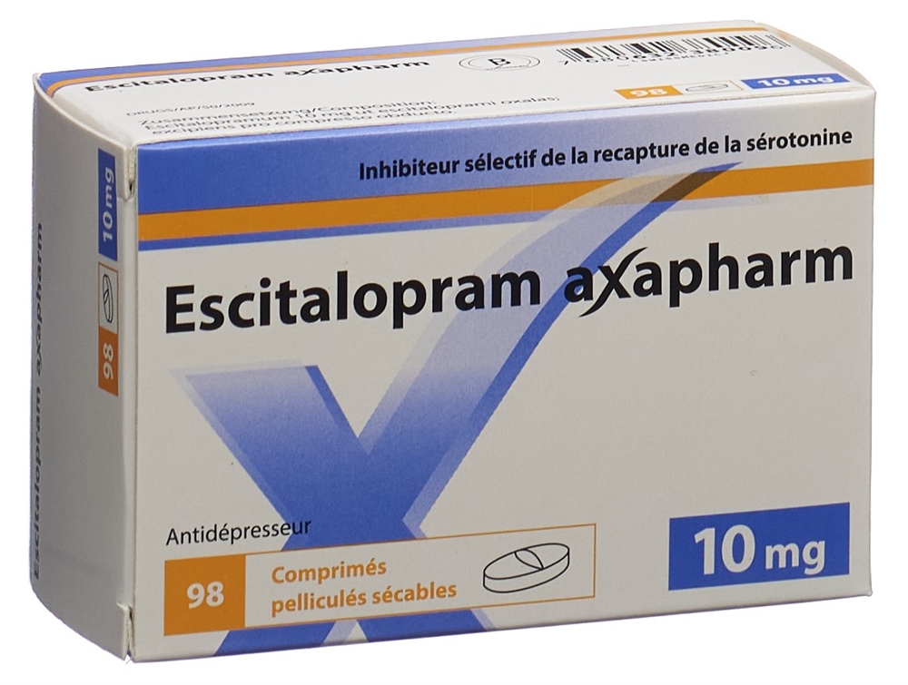 ESCITALOPRAM axapharm 10 mg, Bild 2 von 2