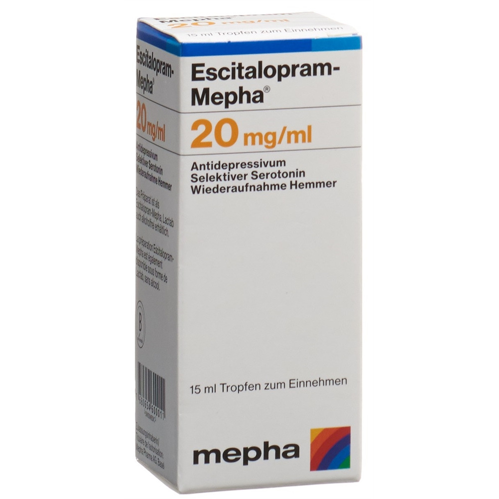ESCITALOPRAM Mepha 20 mg/ml, image principale
