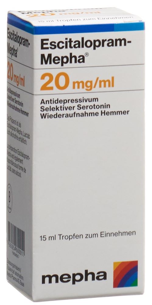 ESCITALOPRAM Mepha 20 mg/ml, image principale