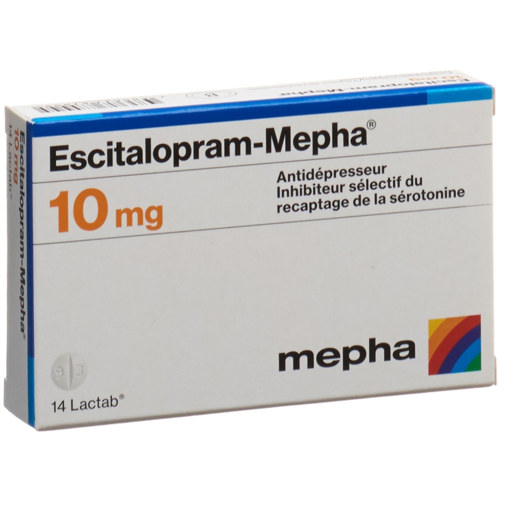 ESCITALOPRAM Mepha 10 mg, image 2 sur 2