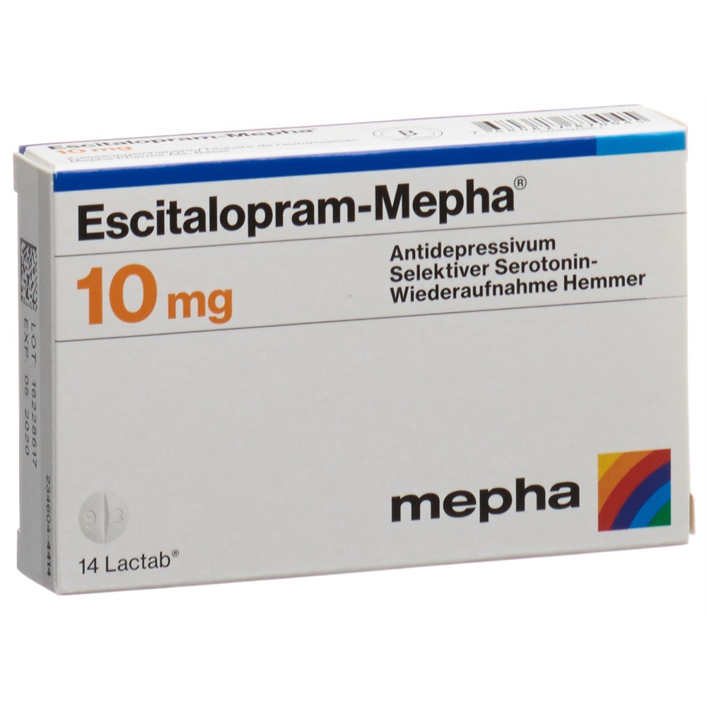 ESCITALOPRAM Mepha 10 mg, image principale