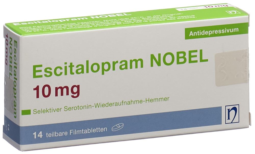 ESCITALOPRAM NOBEL 10 mg, image principale