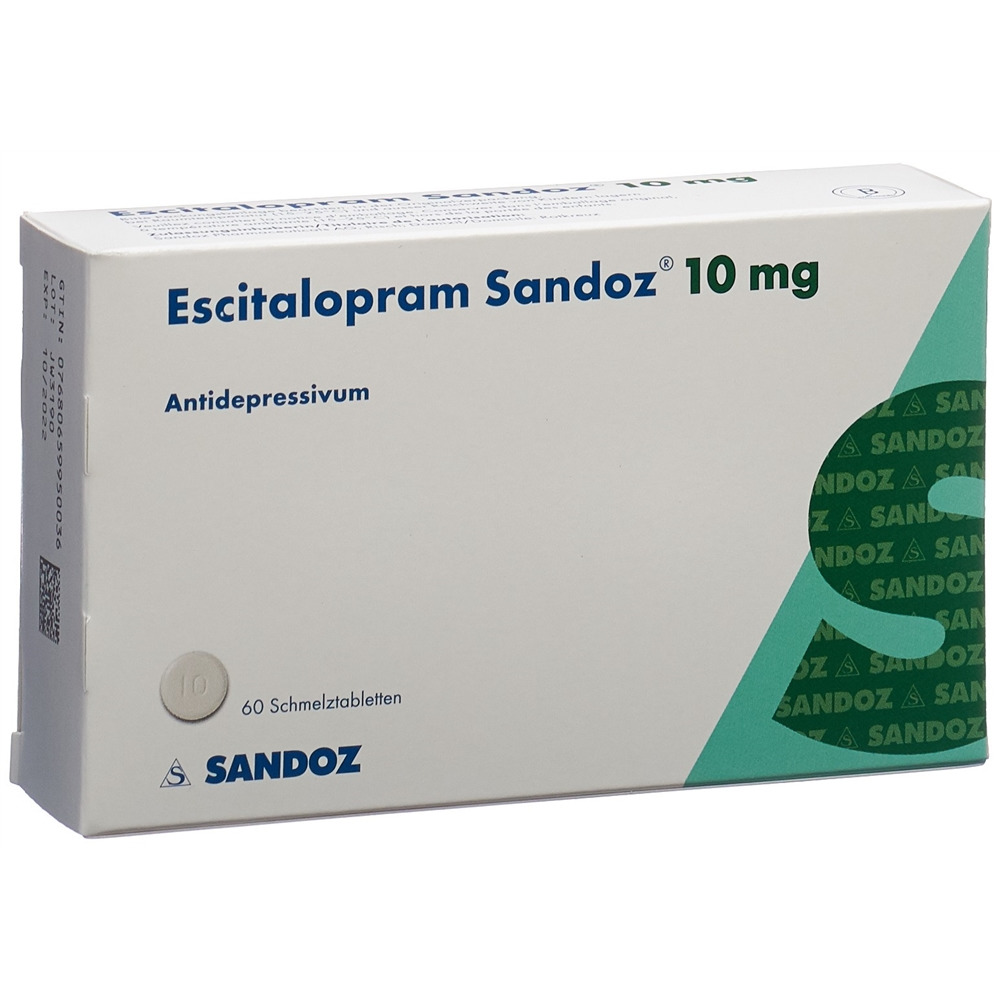 ESCITALOPRAM Sandoz 10 mg, image principale