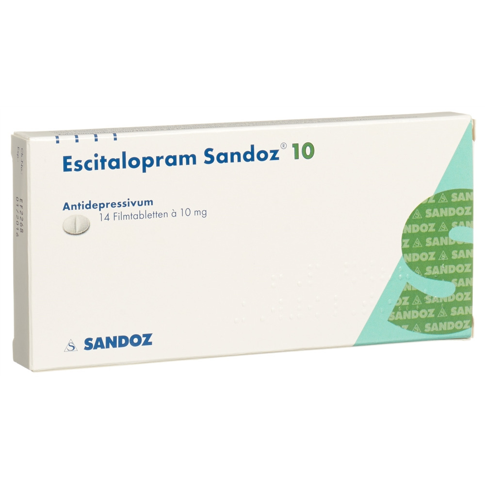 ESCITALOPRAM Sandoz 10 mg, image principale