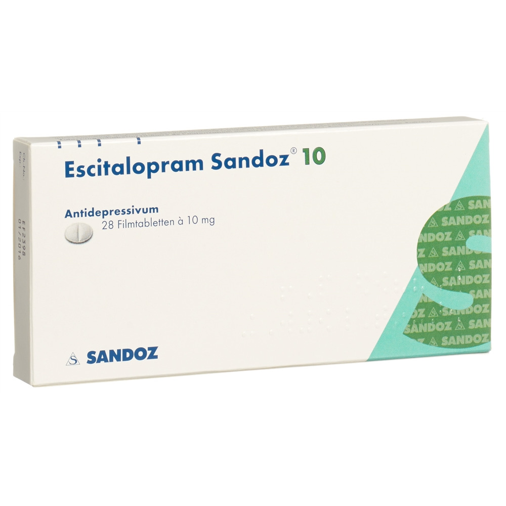 ESCITALOPRAM Sandoz 10 mg, image principale