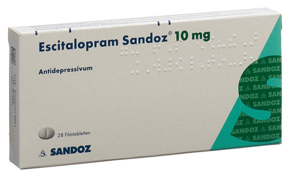 ESCITALOPRAM Sandoz 10 mg, image principale