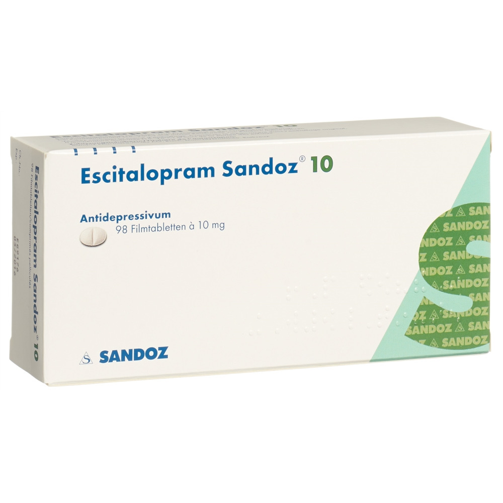 ESCITALOPRAM Sandoz 10 mg, image principale