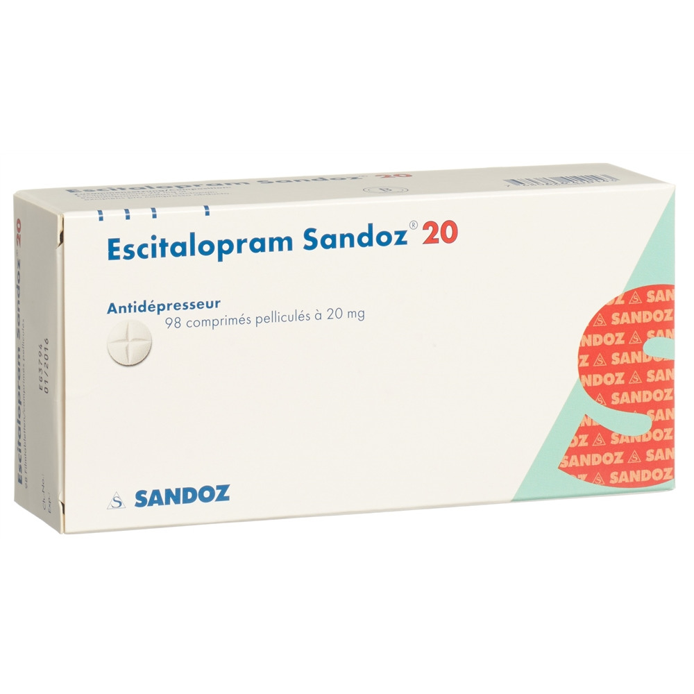 ESCITALOPRAM Sandoz 20 mg, Bild 2 von 2