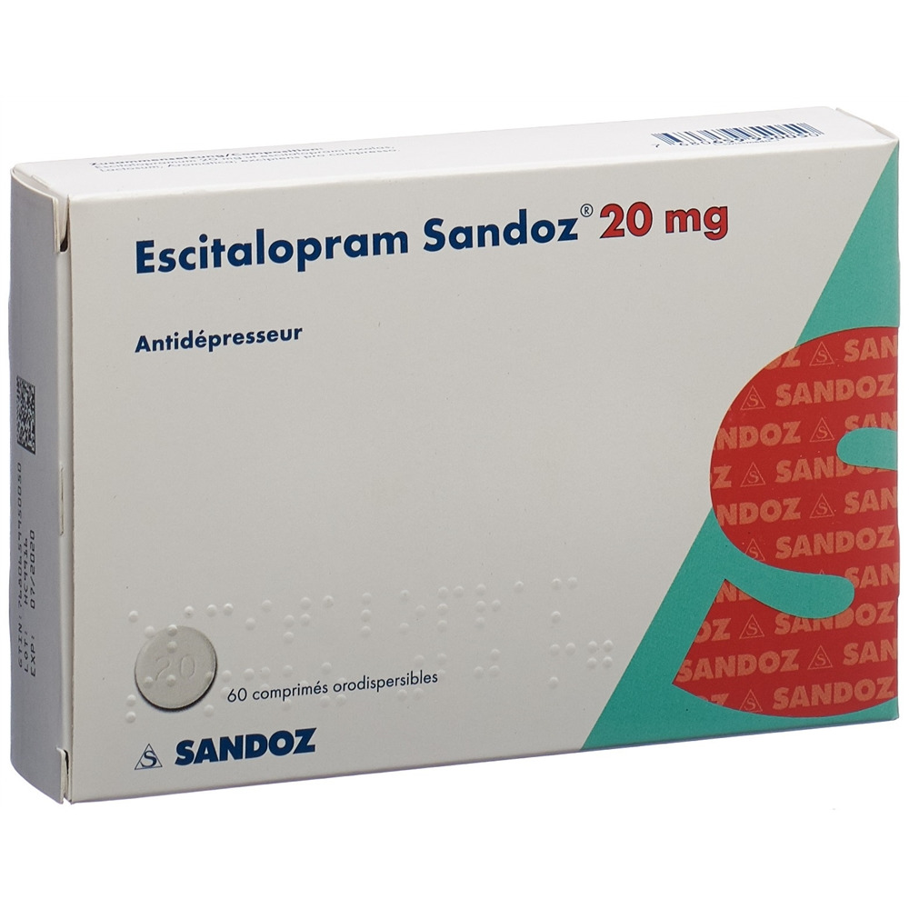 ESCITALOPRAM Sandoz 20 mg, Bild 2 von 2