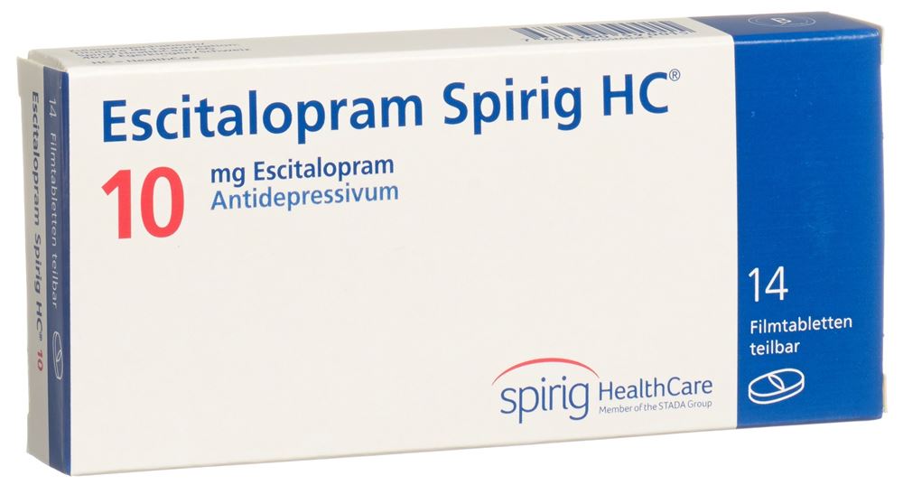ESCITALOPRAM Spirig HC 10 mg, image principale
