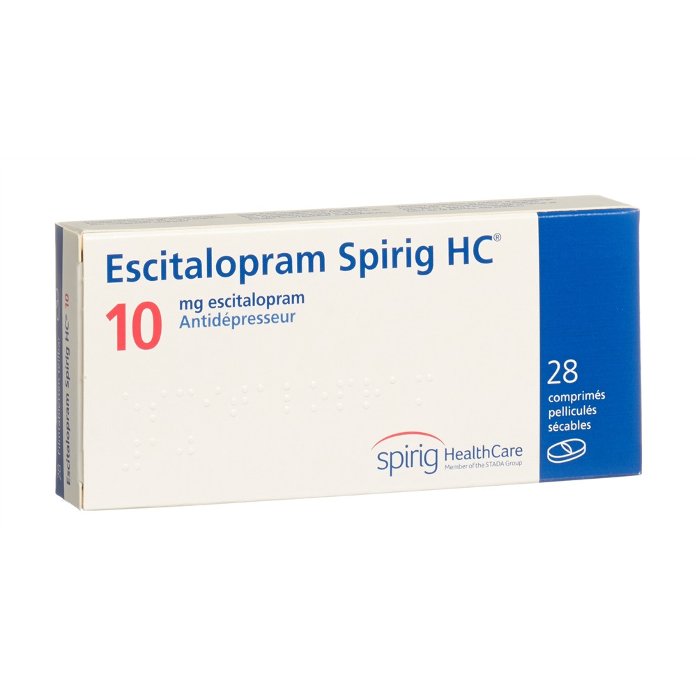 ESCITALOPRAM Spirig HC 10 mg, image 2 sur 2
