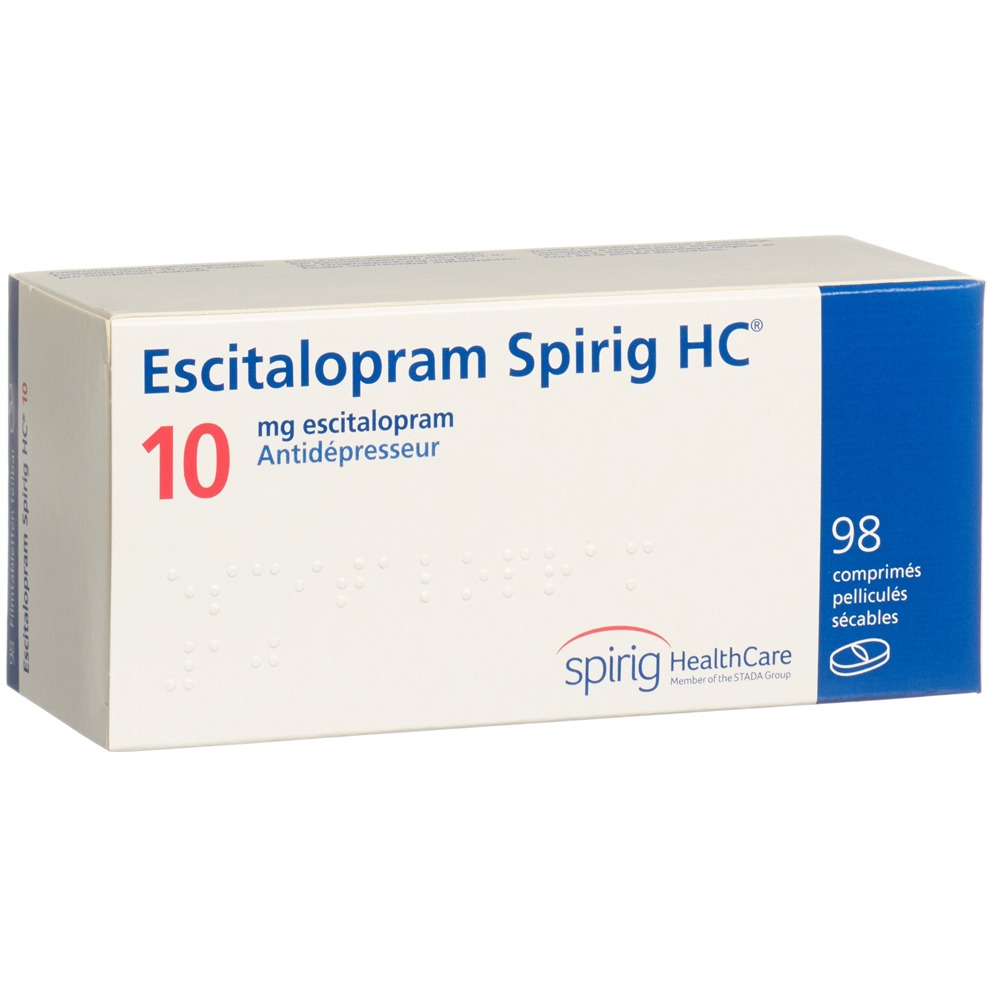 ESCITALOPRAM Spirig HC 10 mg, image 2 sur 2