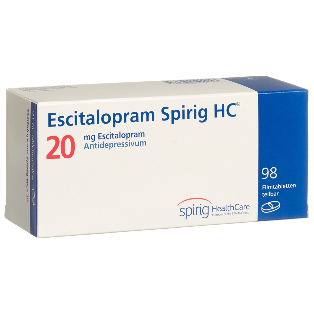 ESCITALOPRAM Spirig HC 20 mg, image principale