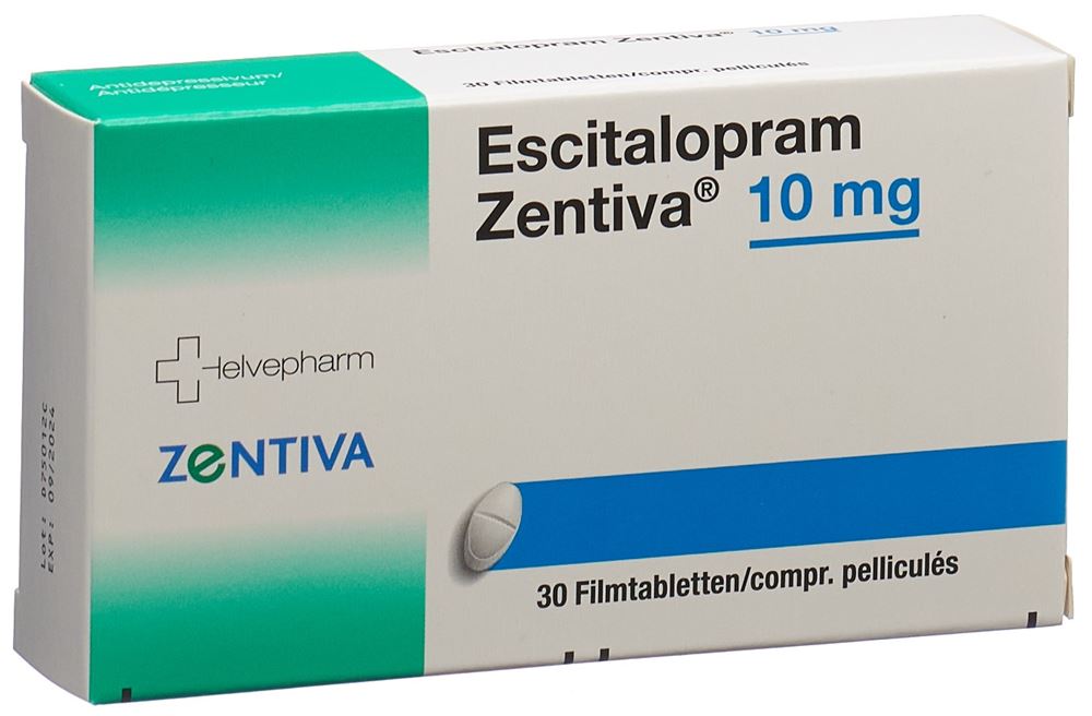 ESCITALOPRAM Zentiva 10 mg, image principale