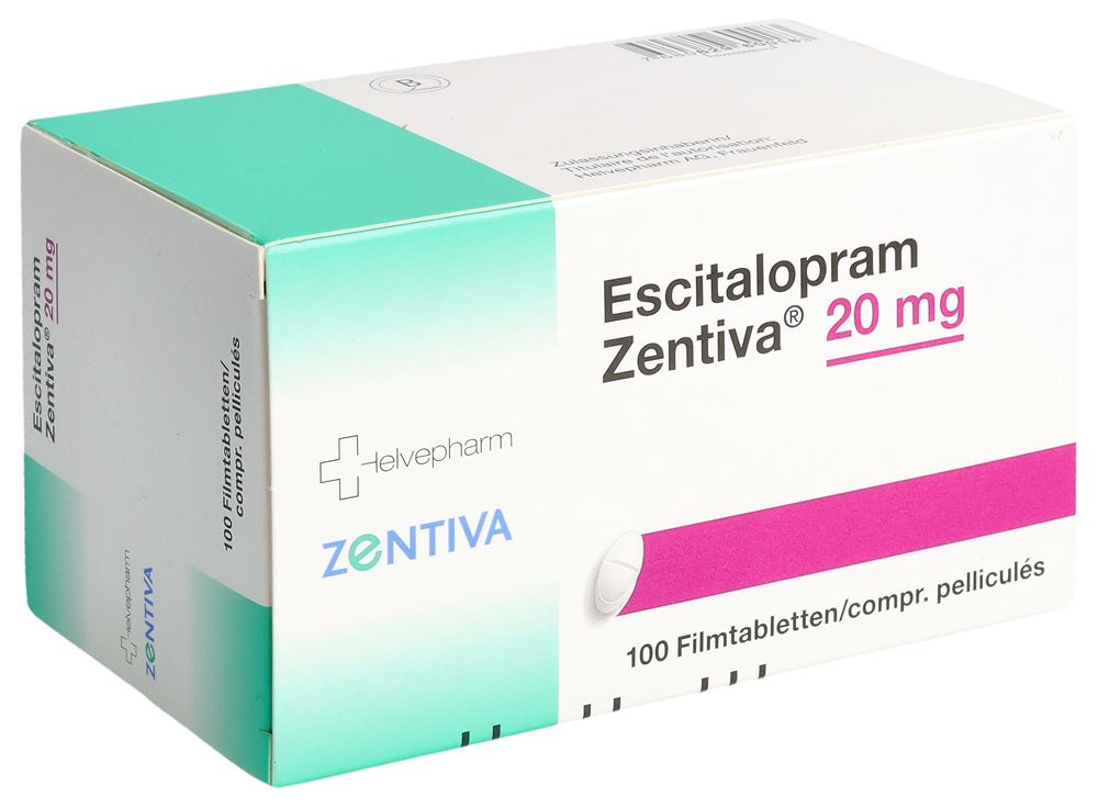 ESCITALOPRAM Zentiva 20 mg, Hauptbild
