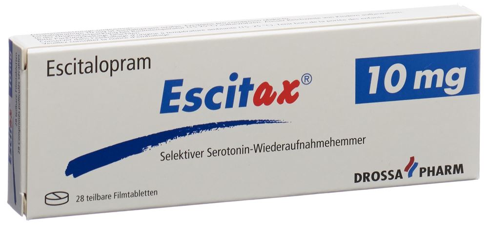 ESCITAX cpr pell 10 mg blist 28 pce, image principale