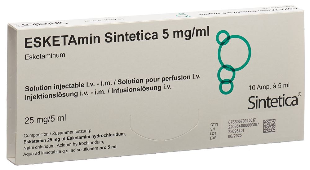 ESKETAMIN Sintetica 25 mg/5ml, image principale