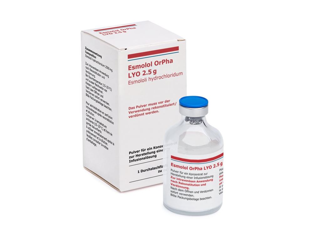 ESMOLOL OrPha LYO 2500 MG/50ML, Hauptbild