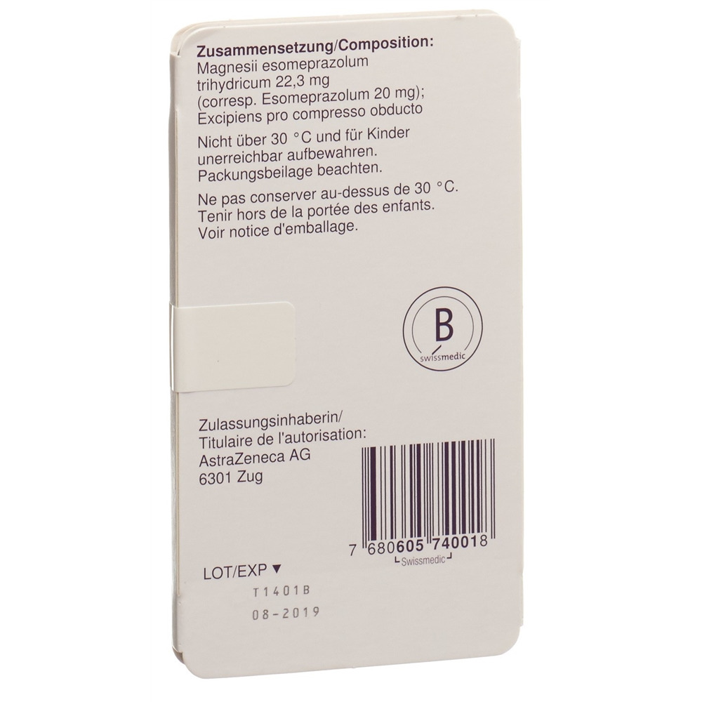 Esomep MUPS 20 mg, image 2 sur 2