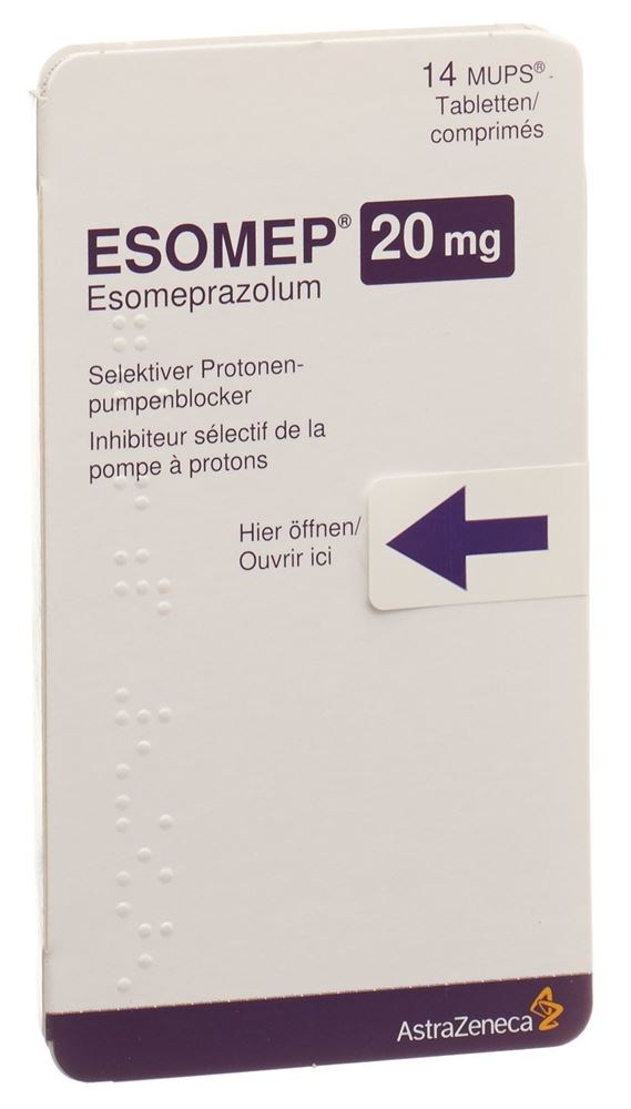Esomep MUPS 20 mg, image principale