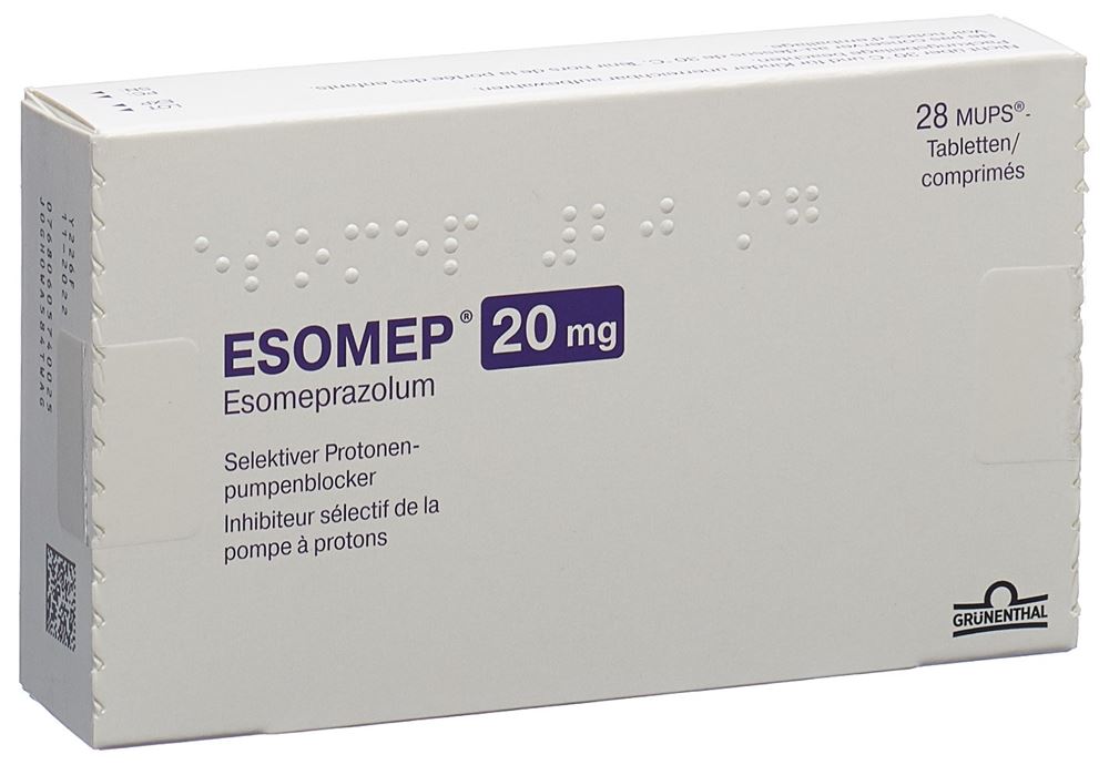 Esomep MUPS 20 mg, image principale